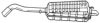 FORD 6747186 End Silencer